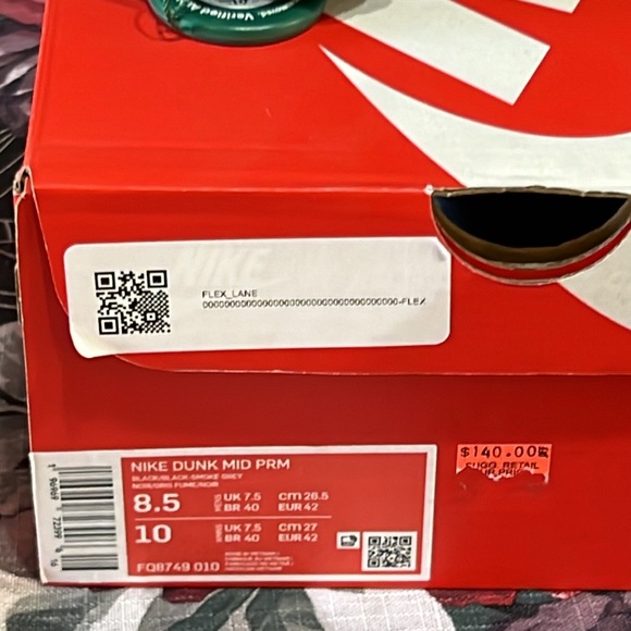 DS NIKE DUNK MID PREMIUM BLACK/GREY/GREEN HEADLESS HORSEMAN SZ MENS 8.5 NWT - Picture 10 of 10